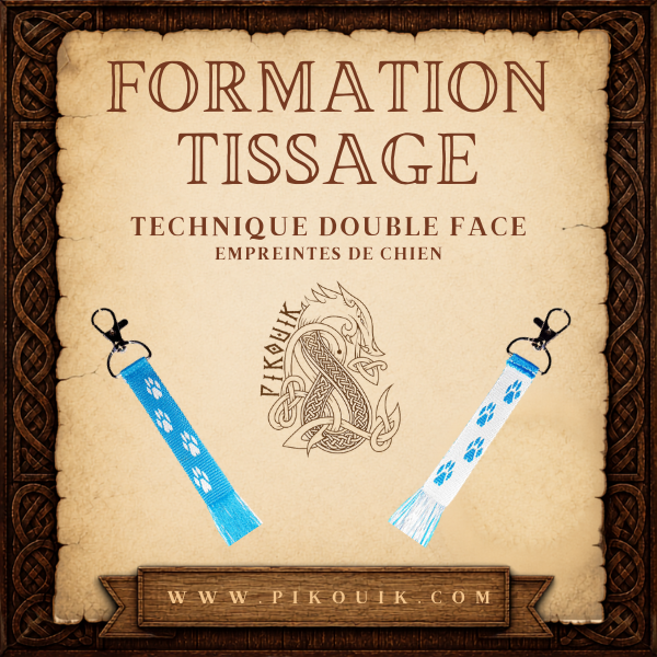 Formation de tissage aux cartes double face pour créer des motifs réversibles et des galons personnalisés